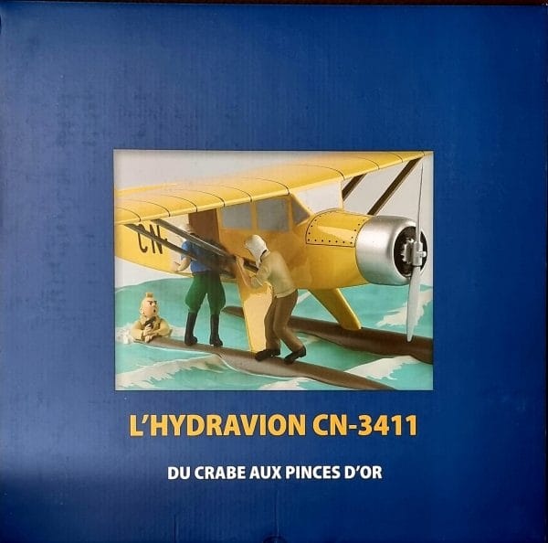 Tin-Tin Seaplane Cn-3411 diorama with figure ( large scale)