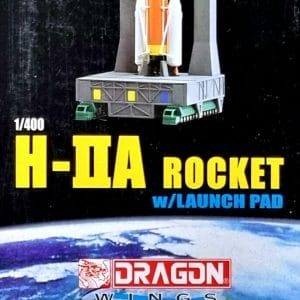 H-IIa rocket with launch pad