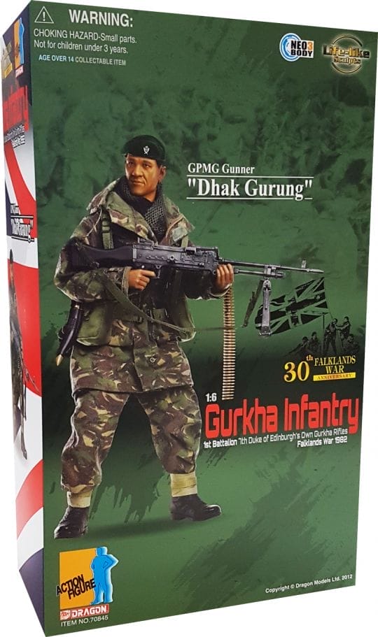 Falklands 1982 Gurkha Infantry 1st Bat 7th Duke OfEdinburgh’s Own Gurkha Rifles  GPMG Gunner Dhak Gurung