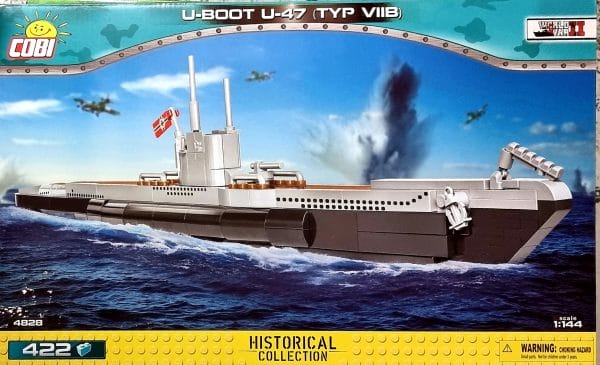 422 PCS HC WWII /4828/ U-BOOT U-47 VIIB