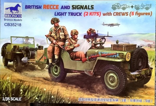 British Recce and signal light truck (2kits) 4 with CREWS