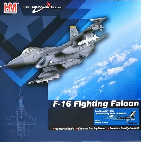 F-16AM “Solo Display 2015 — Blizzard” FA-123, Belgium Air Force
