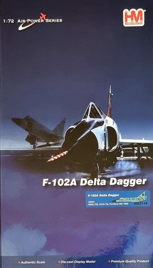 F-102A Delta Dagger 70907, 460th FIS, 337th FG, Portland IAP, 1962