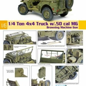 1/4-TON 4X4 TRUCK W/M2 .50-CAL MACHINEGUN