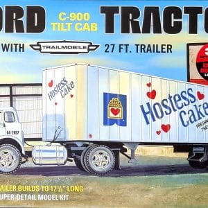 ford c600 hostess truck with trailer