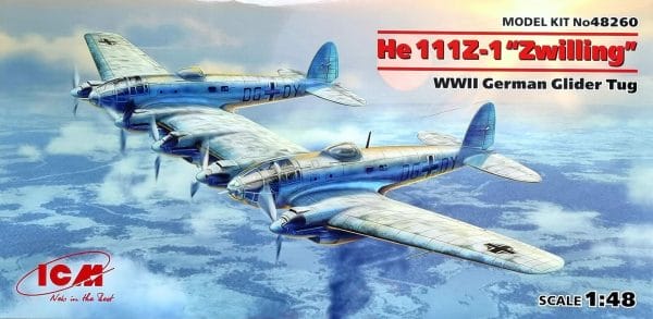 He-111 zwilling glider tug