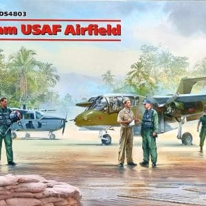 Vietnam USAF Airfield(Cessna O-2A,OV-10 Bronco,US Pil&Gro.Pers(Viet.War)5 fig