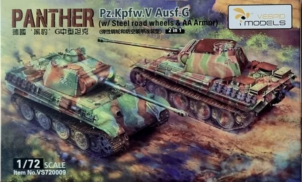 Pz.Kpfw.V ‘Panther’Ausf.G 2 in 1 (steel wheels & AA-armor)