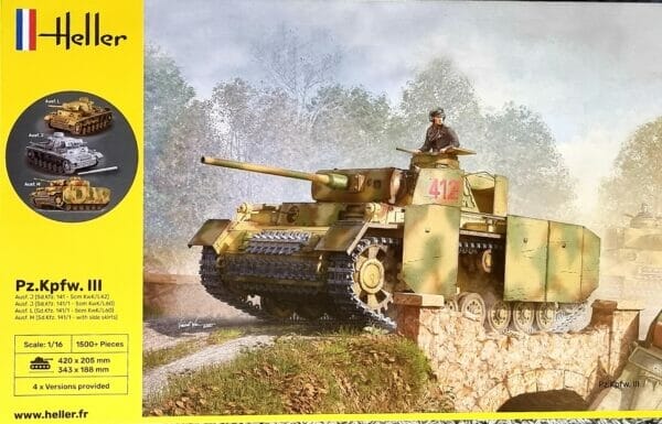Pz.Kpfw.III Ausf.J (5cm KwK 38 L/42), Ausf.J (5cm KwK 39 L/60), Ausf.L, Ausf.M