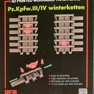 Workable track links for Pz.III/IV winterketten (3D printed)