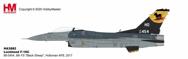 Lockheed F-16C 88-0454, 8th FS “Black Sheep”, Holloman AFB, 2017