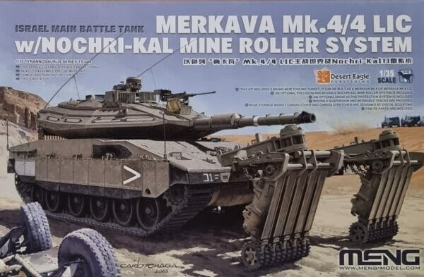 Israel Main Battle Tank Merkava Mk.4/4LIC w/Nochri-Kal Mine Roller System