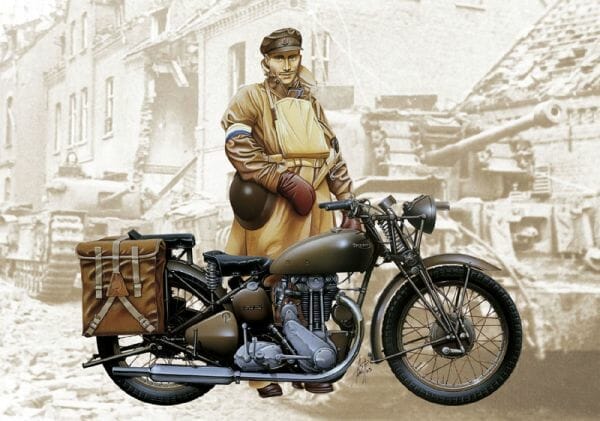Triumph 3WH WWII Motorcycle