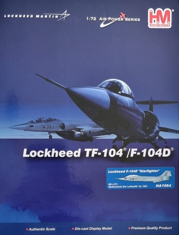 Lockheed F-104F “Starfighter” BB+377, Waffenshule Der Luftwaffe 10, 1961