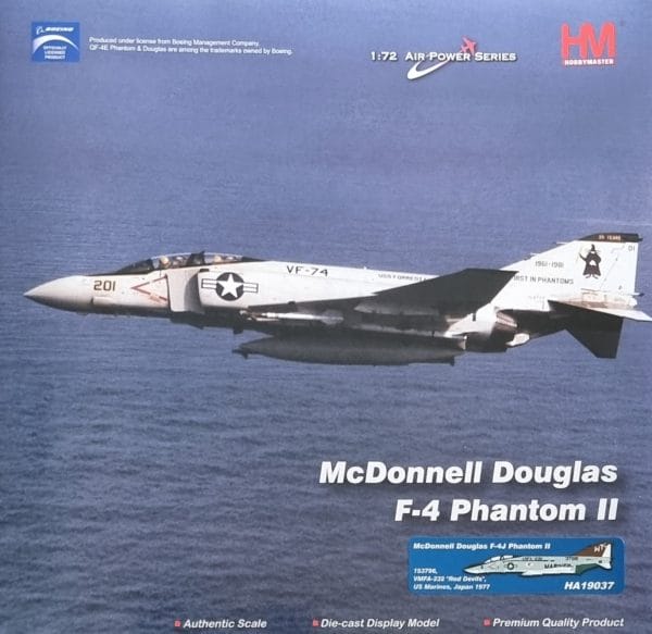 McDonnell Douglas F-4J Phantom II 153796, VMFA-232 “Red Devils”, US Marines, Japan 1977