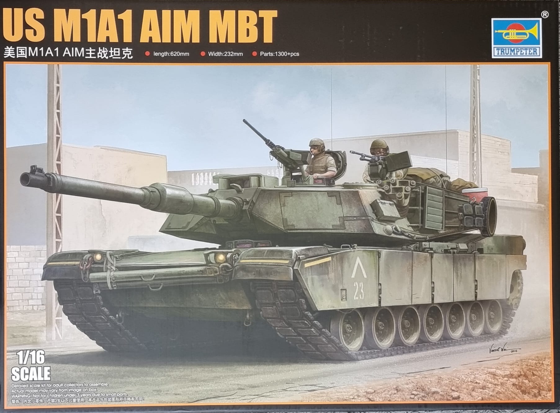 M1A1 AIM Abrams - Sturmtiger Modelbouw