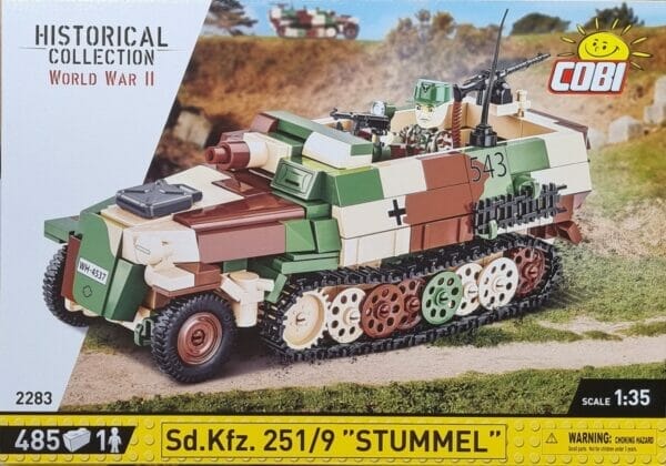 485 PCS HC WWII /2283/ SD.KFZ.251/9 HALFTRUCK STUMMEL