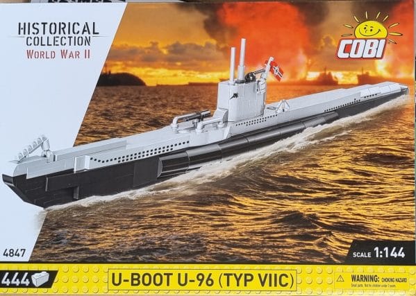 445 PCS HC WWII /4847/ U-BOOT U-96 (TYP VIIC)