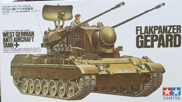 Gepard flakpanzer (leopard-chassis)