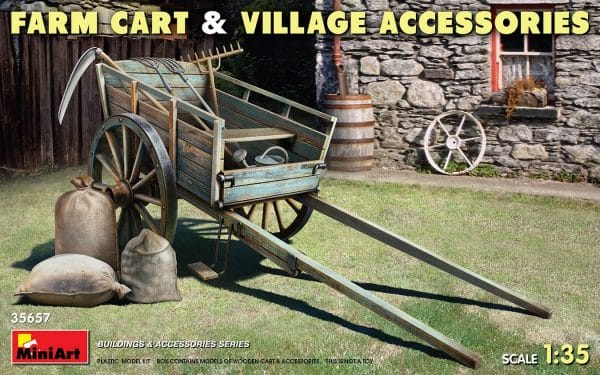 Farm Cart with Village Accessories