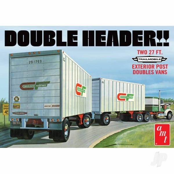 amt	1132	 “Double Header” Tandem Van Trailers