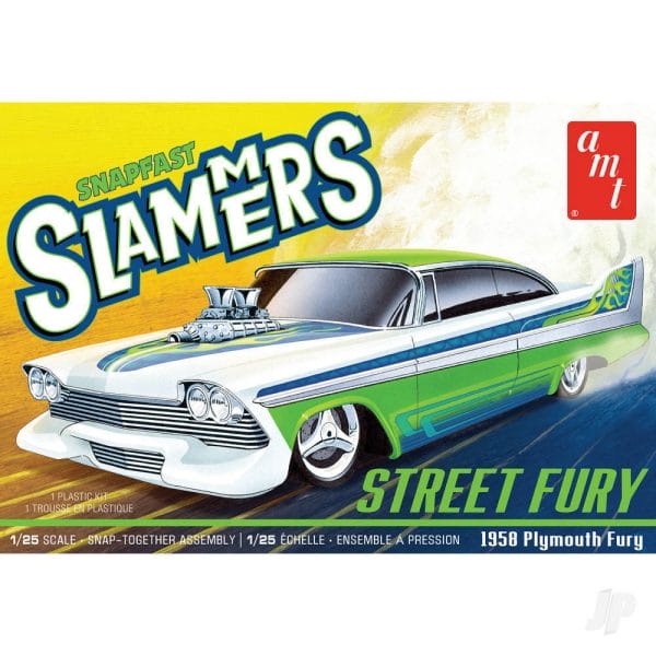 amt	1226	Snapfast 1958 Plymouth “Street Fury” Slammers