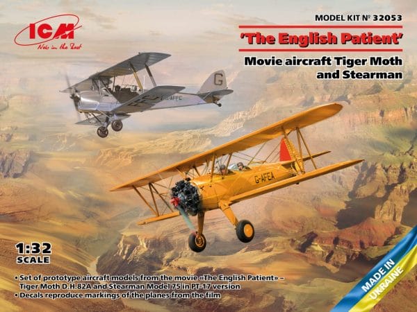 ICM	32053	The English Patient’ Movie aircraft Tiger Moth and Stearman