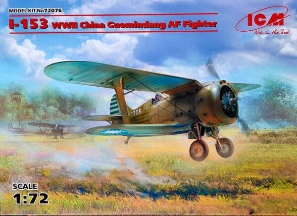 ICM	72076	I-153,WWII China Guomindang AF Fighter