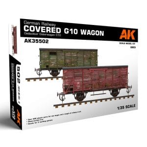 ak interactive	ak35502	German Railway Covered G10 Wagon