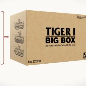 Takom	2200W	Tiger I “big box” (3 x Tigertank + 1/16 fig Otto Carius)
