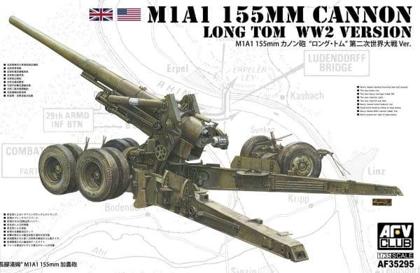 afv club	35295	M1A1 155mm Cannon Long Tom WW2 Version