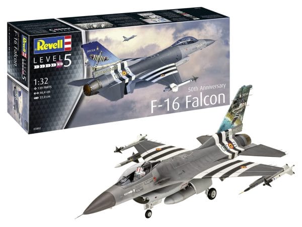 revell	3802	General-Dynacmis F-16 Falcon – 50th Anniversary