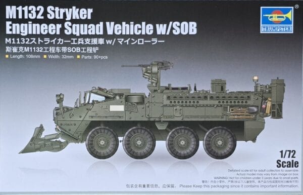 trumpeter	7456	M1132 Stryker Engineer Squad Vehicle w/LWMR-Mine Roller