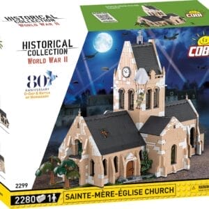 cobi	2299	2255 PCS HC WWII /2299/ CHURCH SAINTE-MERE-EGLIS