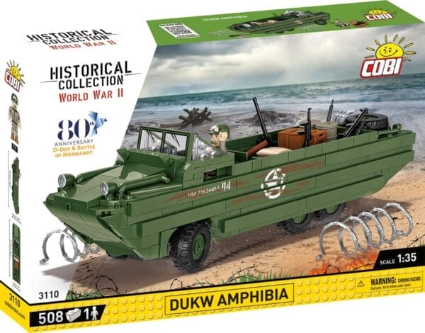 cobi	3110	516 PCS HC WWII /3110/ DUKW AMPHIBIA