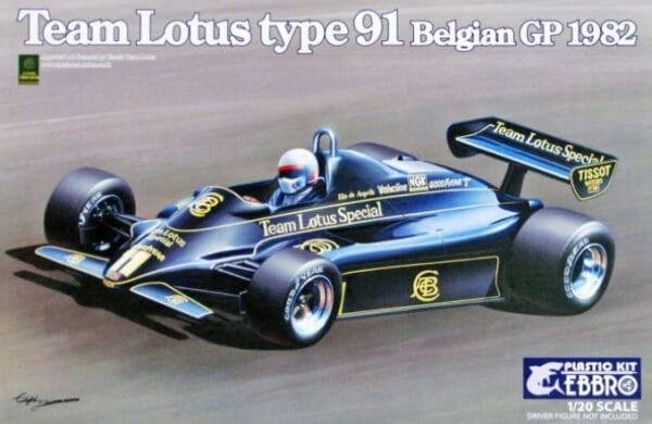 ebbro	20019	1982 Team Lotus Type 91 Belgian GP