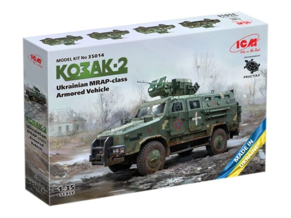 icm	35014	Kozak-2, Ukrainian MRAP-class Armored Vehicle