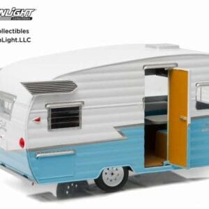 Greenlight	gl18229	Shasta Airflyte Residential Trailer Blue White