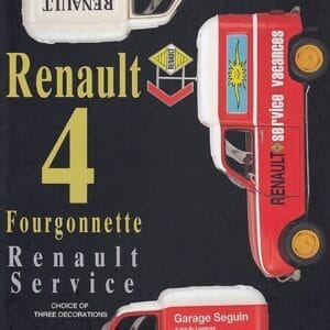 EBBRO	25012	renault 4 fourgonnette service car